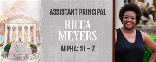 Assistant Principal Ricca Meyers Alpha: St-Z